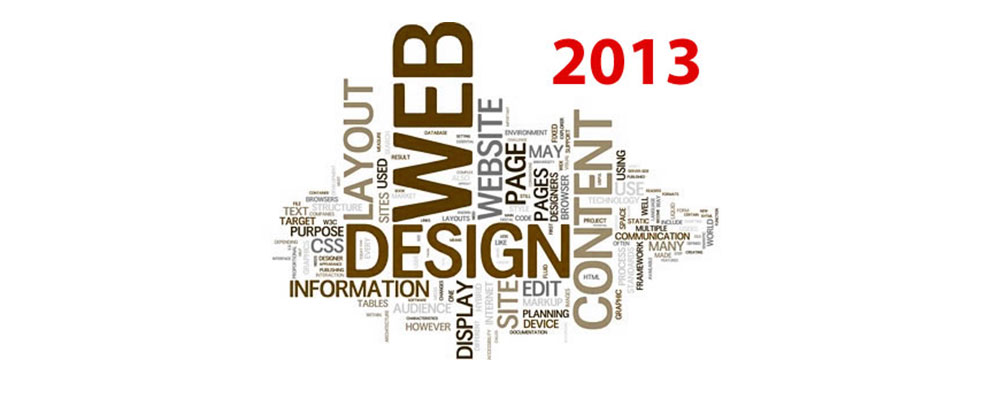 Модные тенденции веб-дизайна 2013